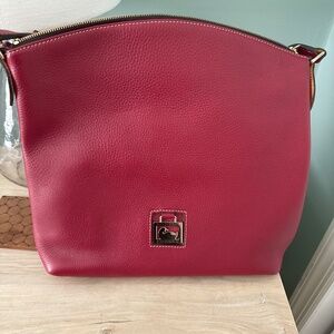 Dooney & Bourke Red Leather Shoulder Bag